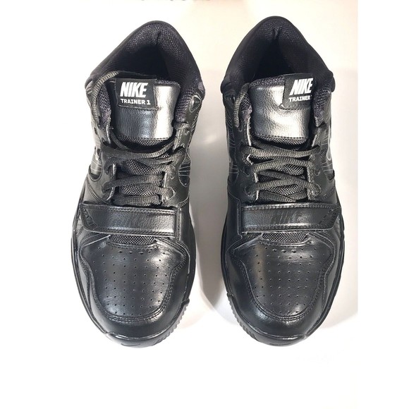 Nike Air Trainer 1.2 Mid Shoes Black Men's Size 11 407760-001 Bo Jackson McEnroe - Picture 3 of 16